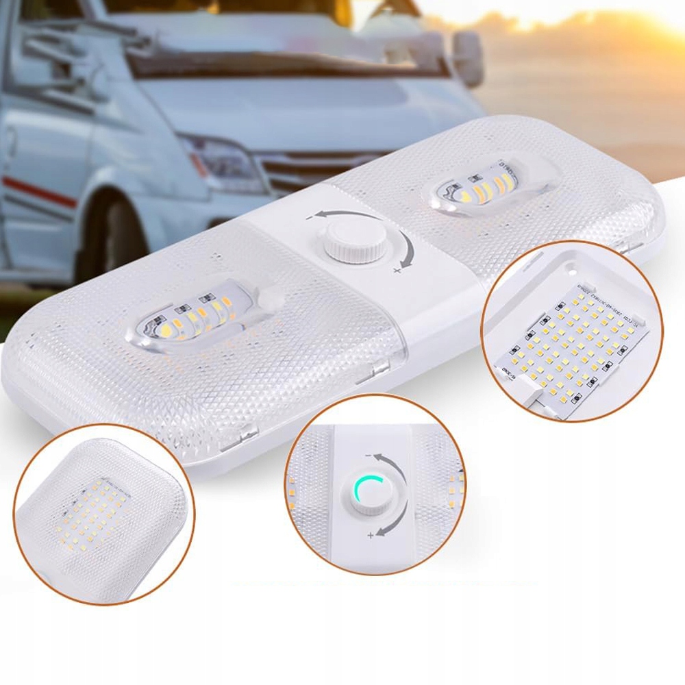 фото №11, Освітлення внутрішнє led 12v do автомобіля kempingowego/ciężarówki 3 режими