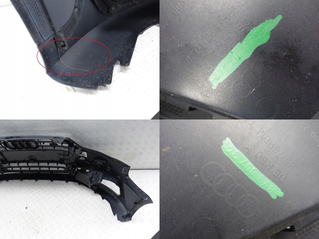 фото №11, Audi s3 8v3 12-16 повітропровід+ решітка радіатора+ бампер перед