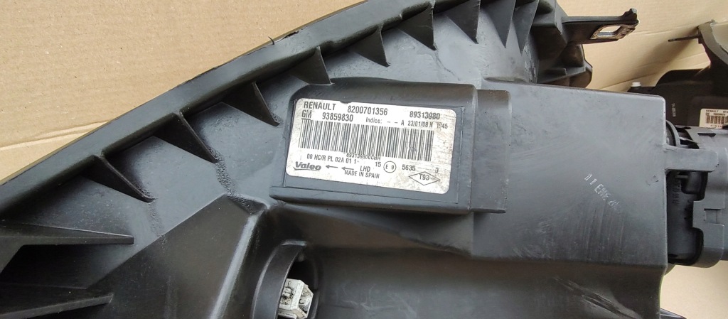 фото №8, Фара лампа передня права renault trafic i lift vivaro