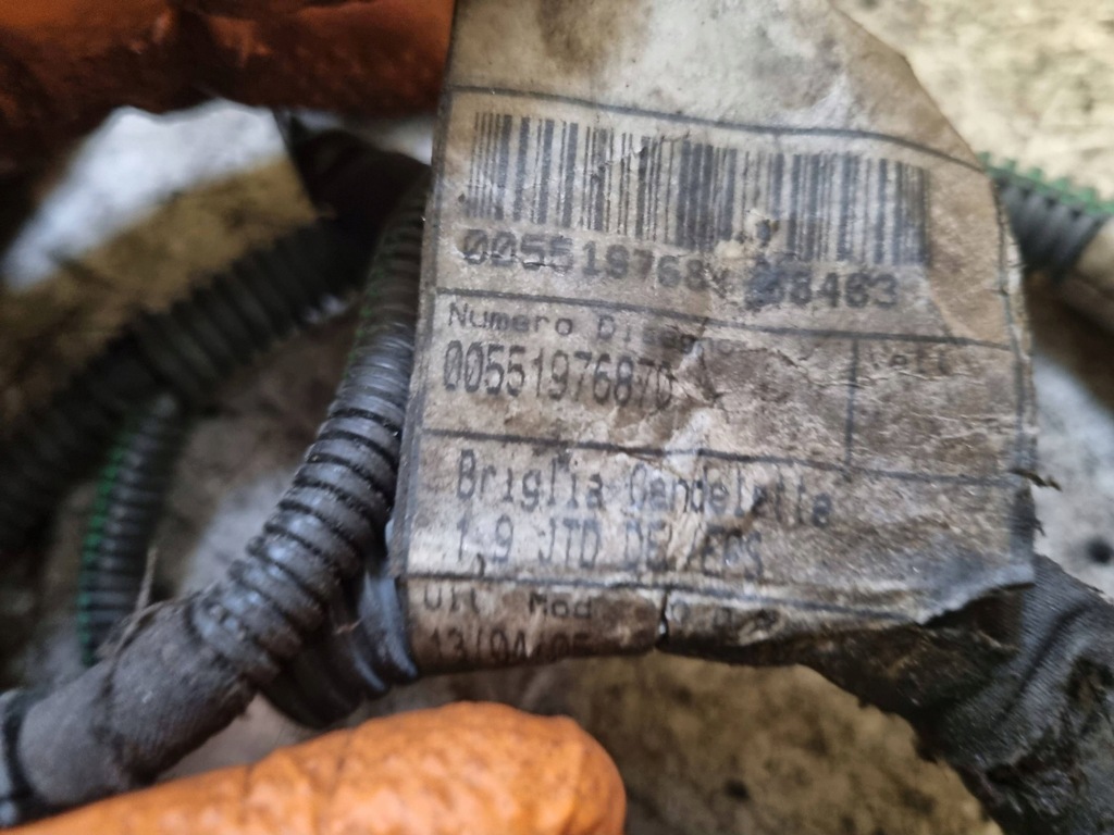 фото №9, Провода жгут свеча накаливания opel astra h zafira b 1.9 cdti 00551976870