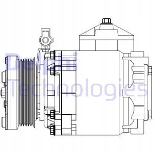 фото №1, Компрессор ford transit connect компрессор, кондиционер, компрессор cs20525