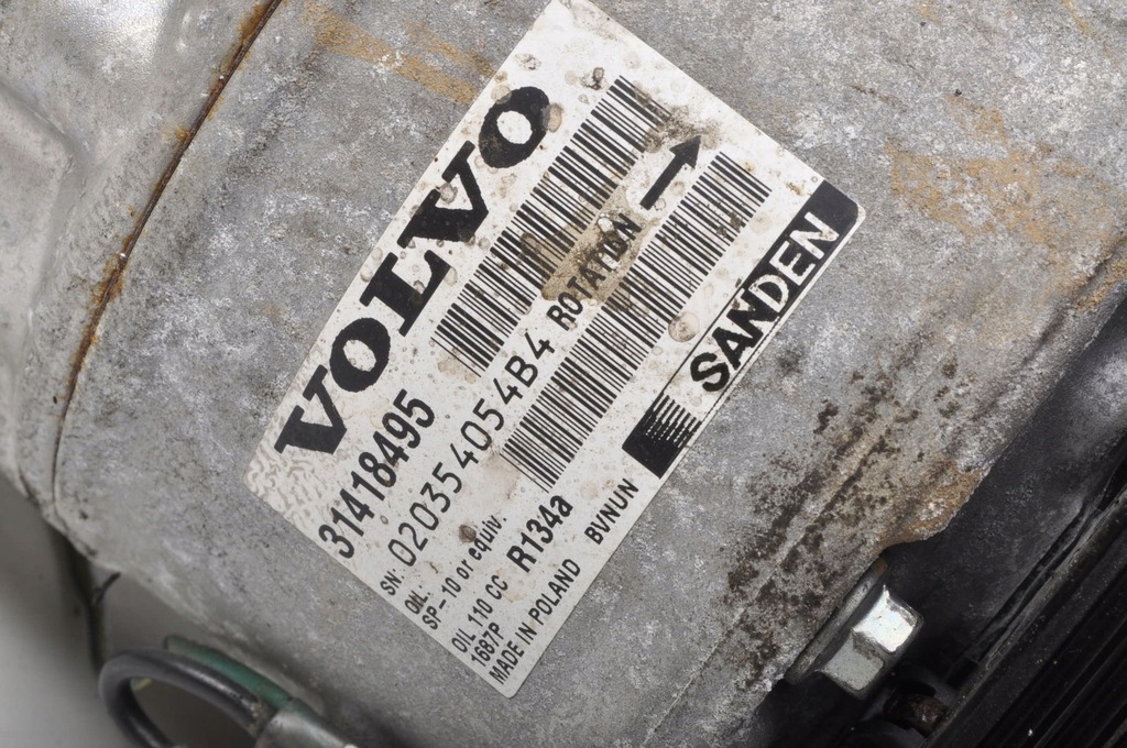фото №8, Volvo v40 ii 2.0 d компрессор кондиционера 31418495