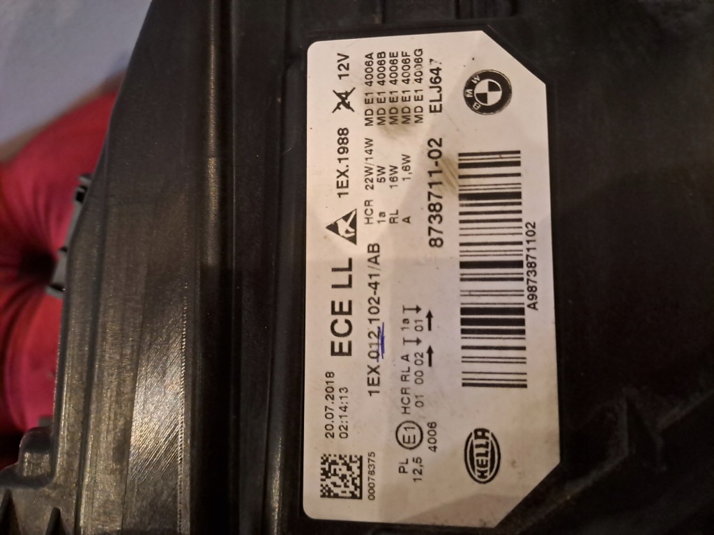 фото №6, Bmw 3 f30 lift лампа левая перед full led