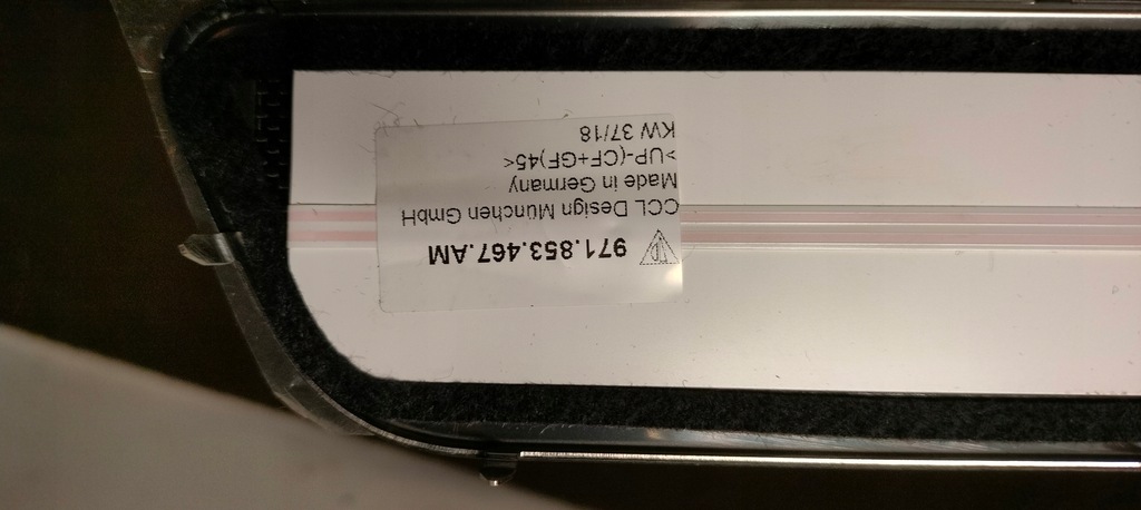 фото №5, Накладка карбон na порог led porsche panamera 971