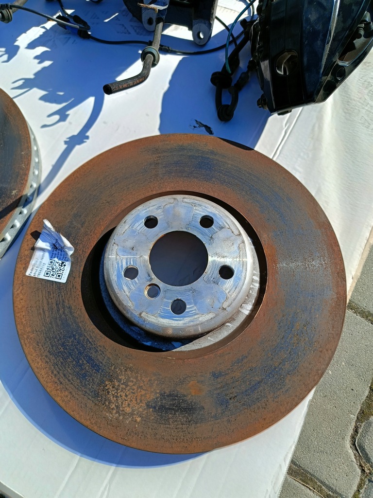 фото №9, Kpl. гальма bmw m-pakiet чорні 395mm idealne 648km!!!! 8 g16 g11 g12