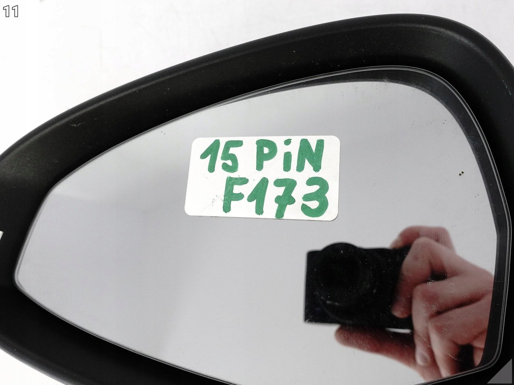 фото №12, Audi a5 s5 8w6 f5 b9 16-19 зеркало левая поворотник 15 pin ly3s uk