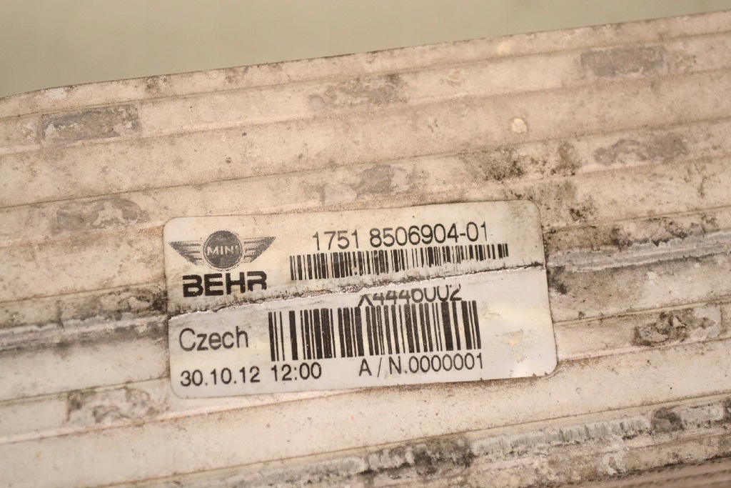 фото №7, Mini countryman r60 d 2012 rhd інтеркулер радіатор 8506904