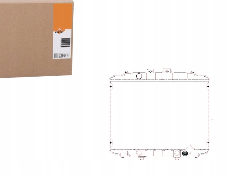 фото №1, Радиатор mitsubishi l300 nrf