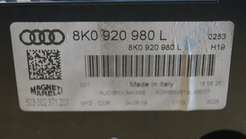 фото №8, Счетчик приборы audi a4 b8 8k0920980l