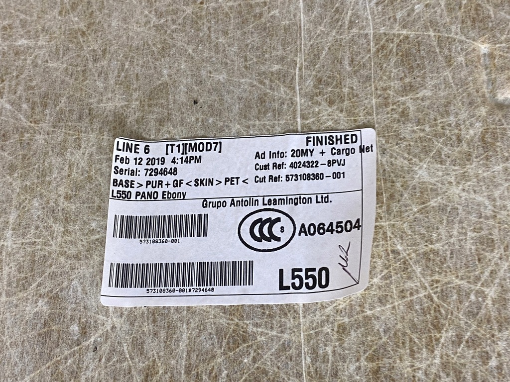 фото №8, Стеля czarna панорама land rover discovery v l550 czarna