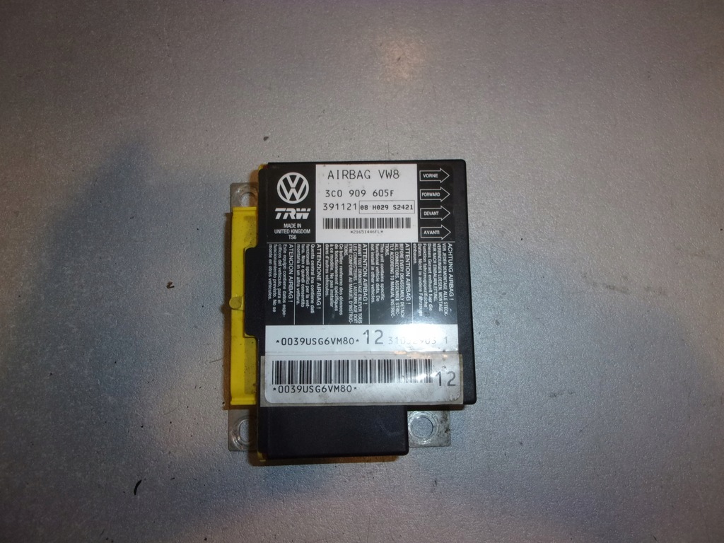 фото №1, Датчик модуль подушка безпеки vw passat b6 3c0909605f