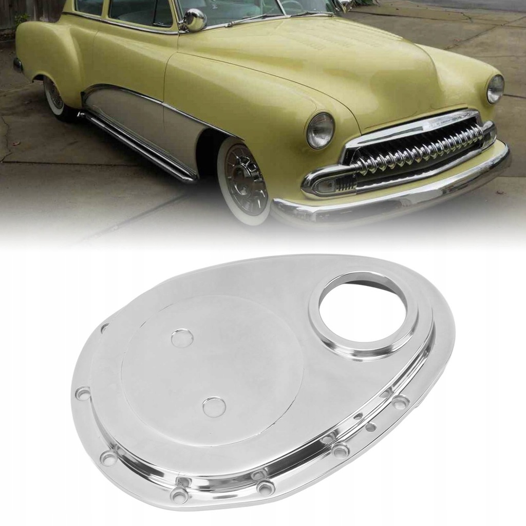 фото №12, Кришка ланцюга розподільного валу сріблястий polerowany прокладка розподільного валу двигуна