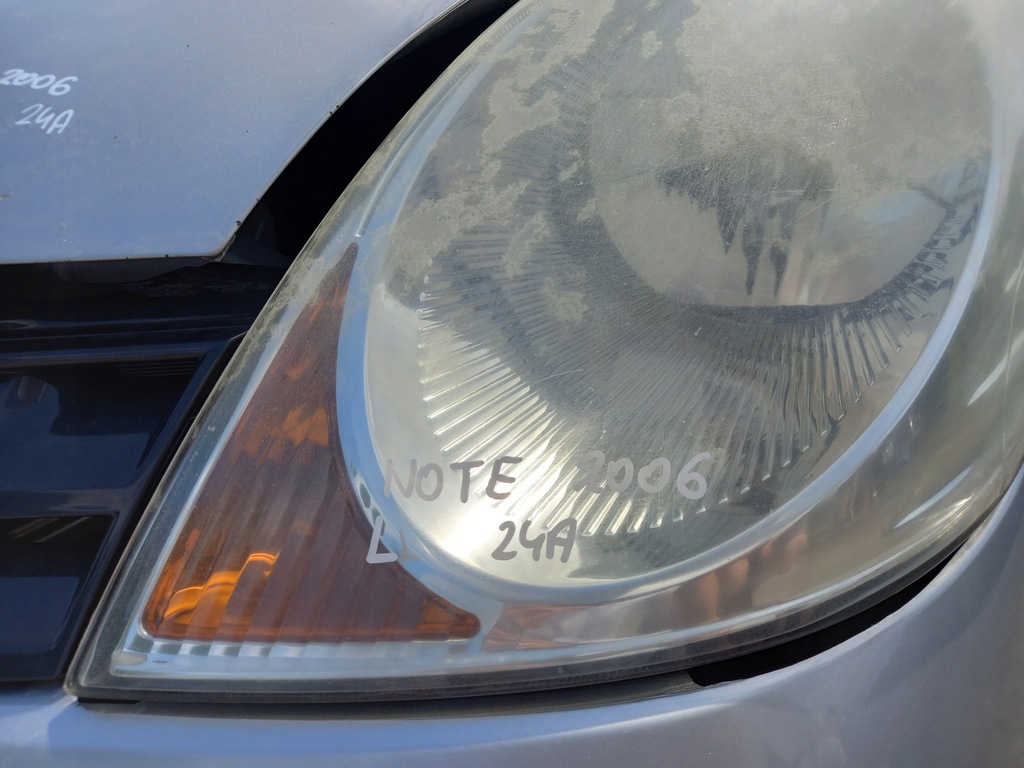 фото №6, Nissan note i e11 лампа левый перед левая передняя