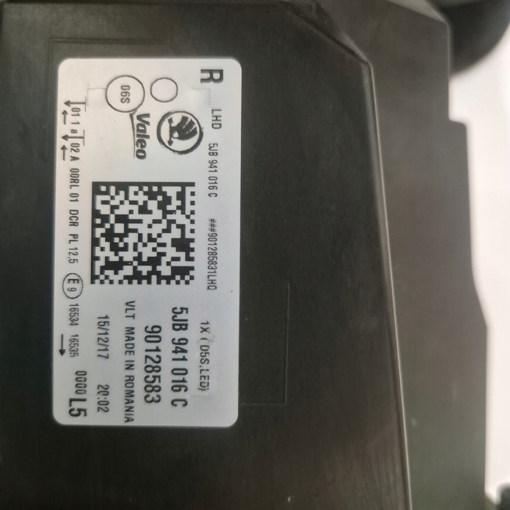 фото №6, Правый фара skoda rapid 5jb941016c с преобразователь