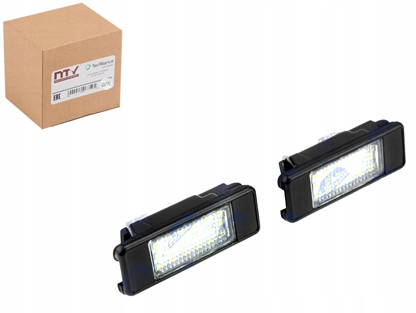 фото №1, Фонари led подсветка номерного знака регистрационный peugeot 208 2012- 308