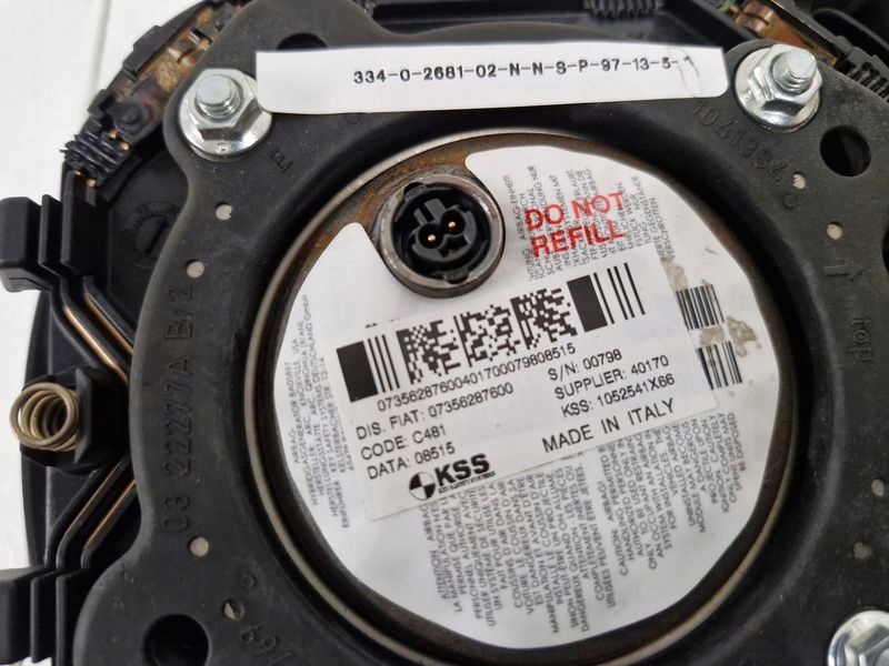 Fiat 500x подушка повітряна подушка безпеки водія 07356287600 Недорого