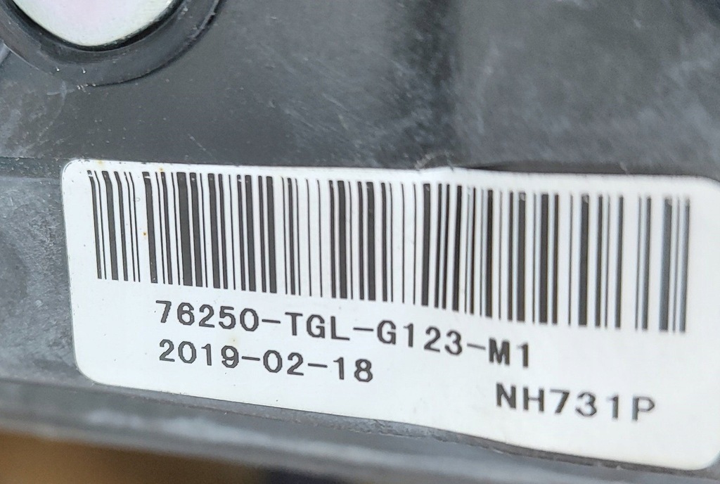 фото №10, Honda civic x 2018 ліва сторона електричний дзеркало бічний двері передніх