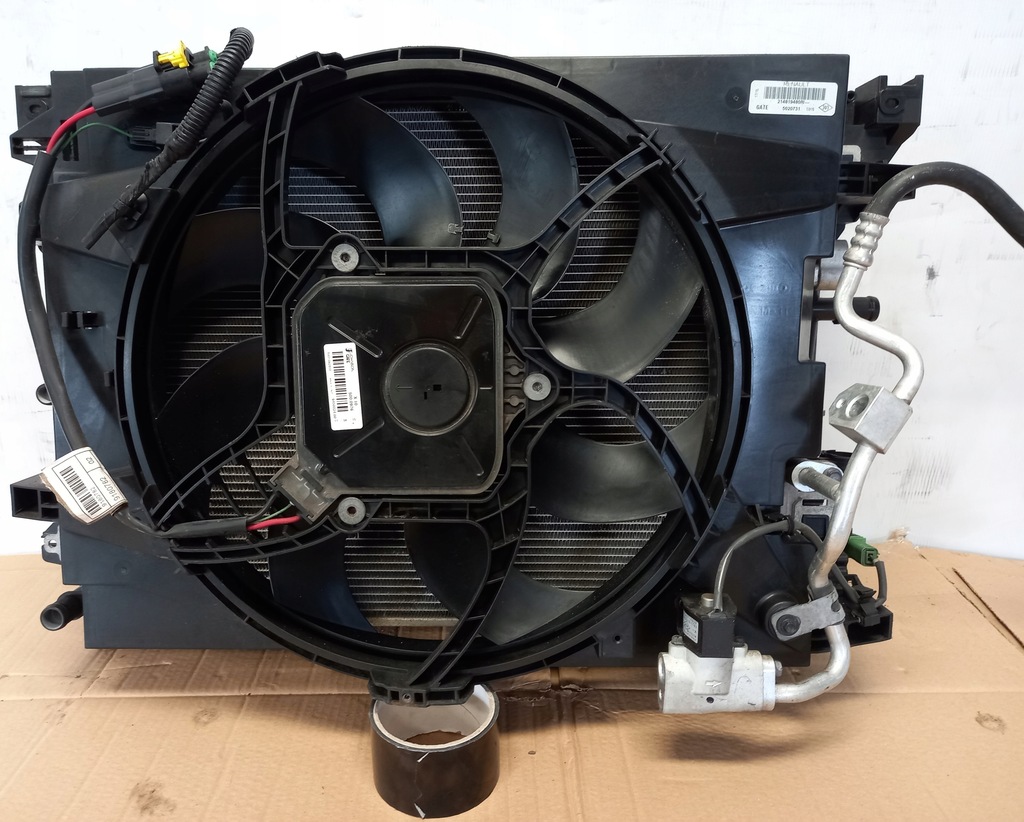 фото №1, Комплект радиатор renault zoe демонтаж 214104950r 921007736r 214819480r