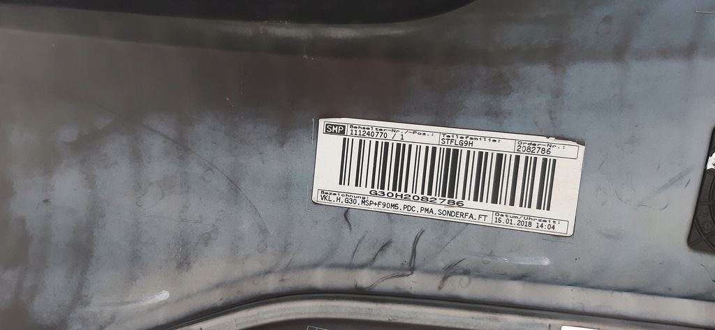 фото №11, Bmw 5 g30 m-pakiet бампер задний задняя 8064711