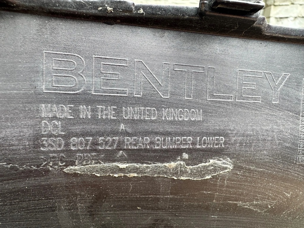 фото №7, Бампер диффузор bentley continental gt gtc 3sd оригинал 2018-