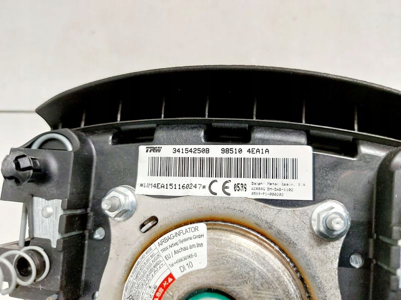 фото №6, Nissan qashqai ii j11 2 подушка повітряна подушка безпеки водія 985104ea1a