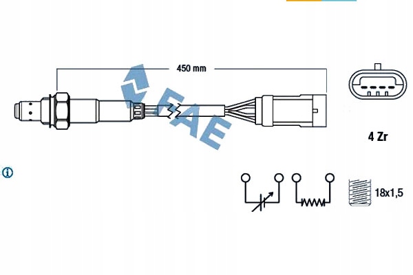 фото №2, Датчик лямбда-зонд с подогревом dacia logan logan express