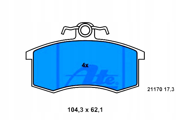 фото №2, Тормозные колодки тормозные jeep grand cherokee iv lada 110 1