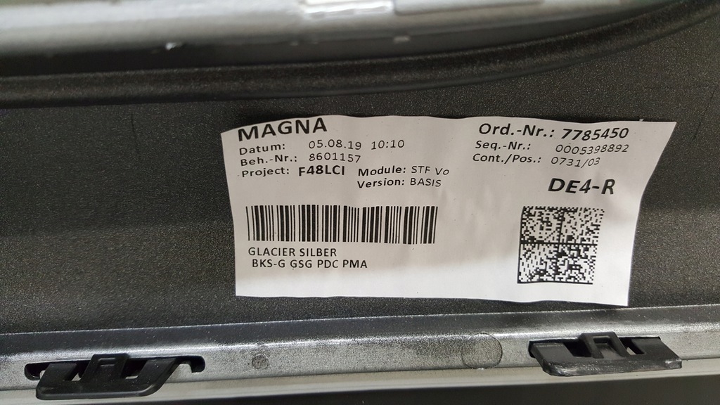 фото №10, Bmw x1 f48 lift бампер перед передний 2018-2020r