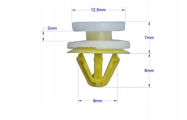 фото №3, Кліпса штифт оббивка renault laguna ii espace iv