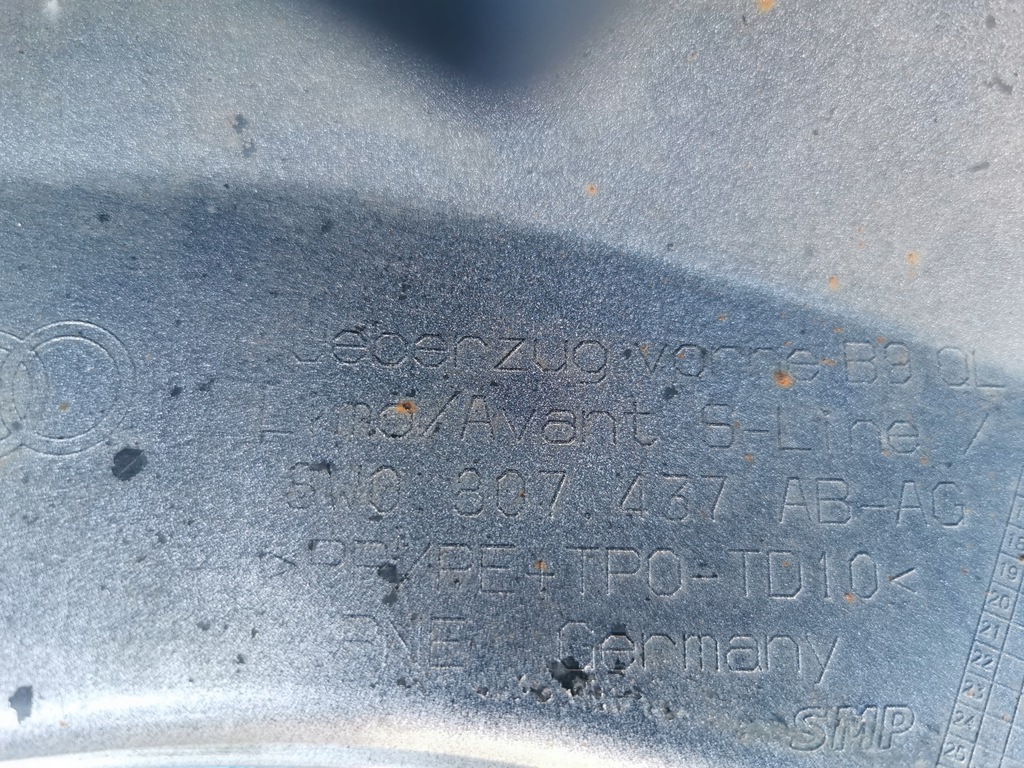 фото №14, Audi a4 b9 8w0 s-line s4 15-19 бампер перед передний