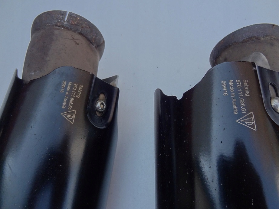 фото №7, Комплект ліва права наконечник наконечники вихлоп porsche panamera 970