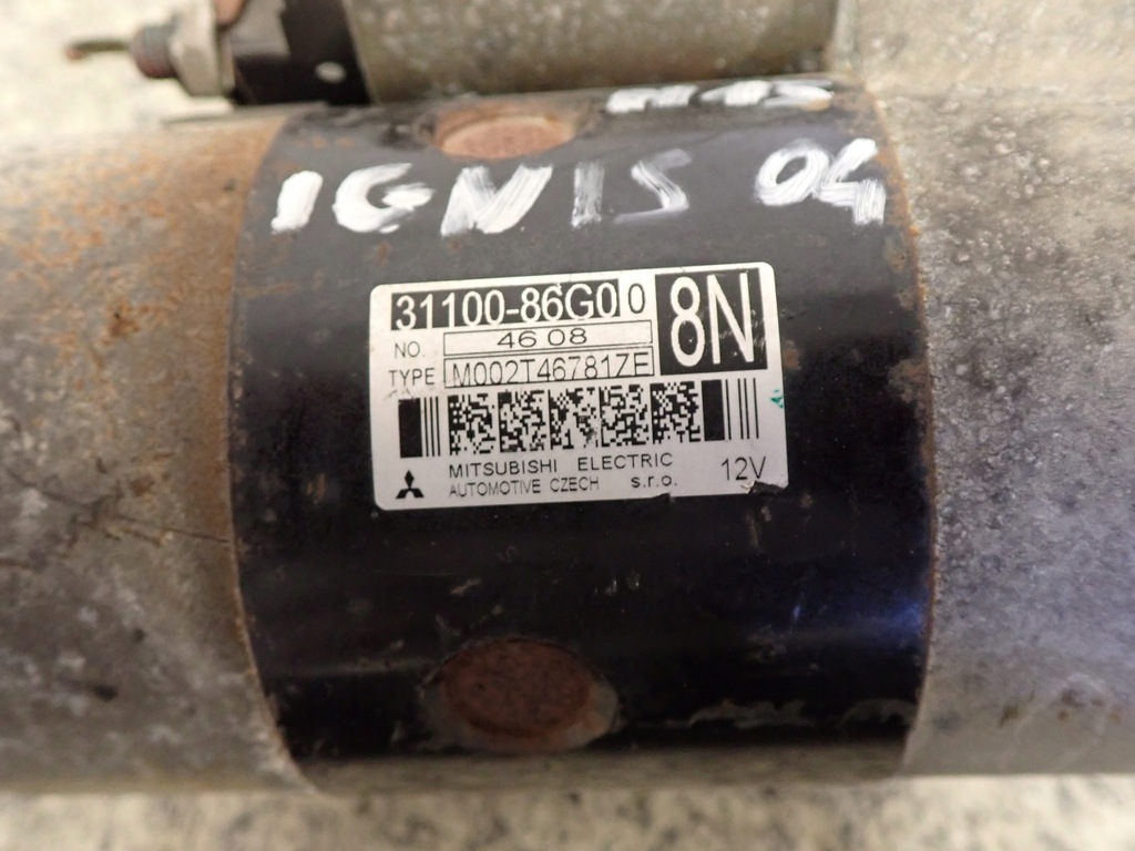 фото №6, Suzuki ignis 00-07 1.3 бензин m13a стартер