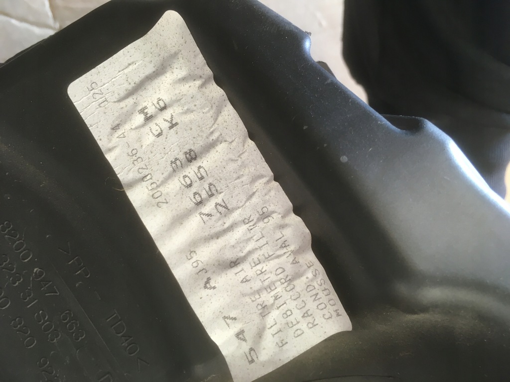 фото №12, Корпус фільтра повітря renault scenic iii 1.6 dci