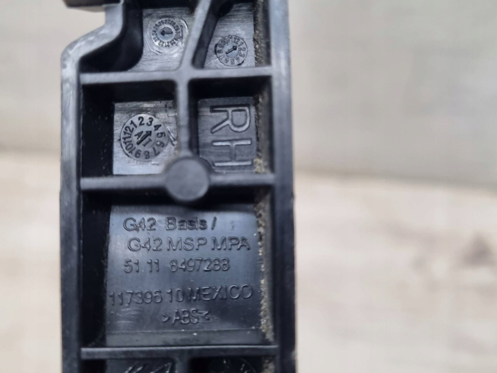 фото №7, Bmw 2 g42 2022 перед сторона права кронштейн / кронштейн бампера передній