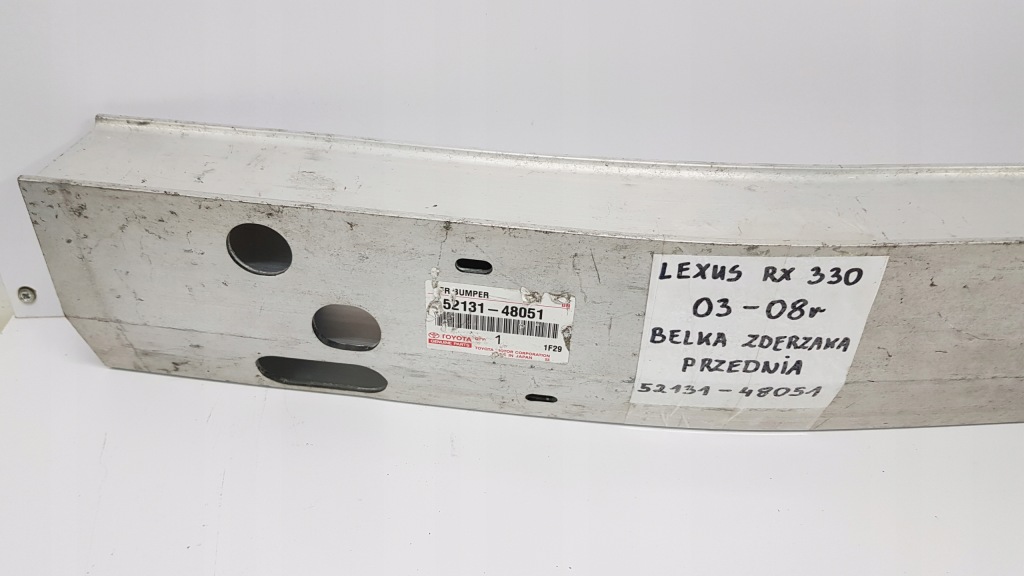 фото №3, Lexus rx 03-08r балка бампера перед передня
