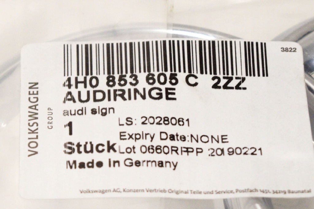 фото №7, Audi a7 4g передний решётка радиатора emblem 4h0853605c2zz новый оригинальный