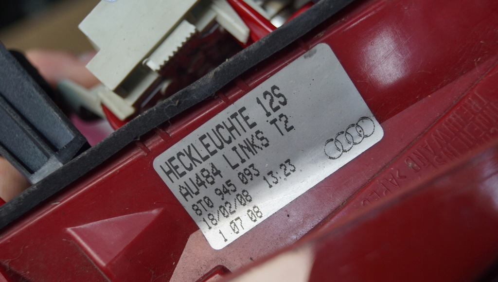 фото №9, Лампа левый задняя audi a5 8t 8t0945093