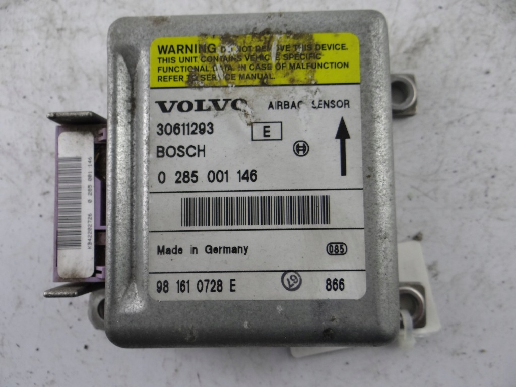 фото №1, Модуль блок керування подушка безпеки volvo v40 s40 0285001146