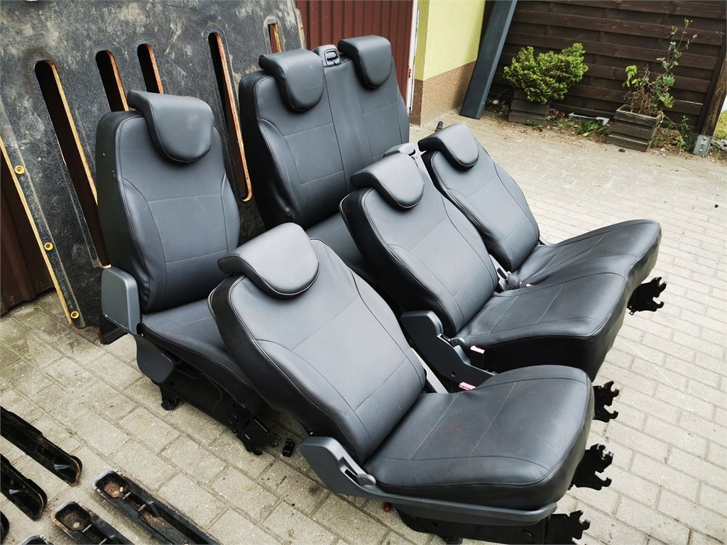 фото №2, Scudo ii expert jumpy 07-14 салон сидіння заднє сидіння 2+3 ряд ремені підлога kpl