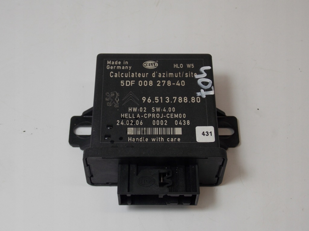 фото №1, Модуль света peugeot 407 coupe 9651378880