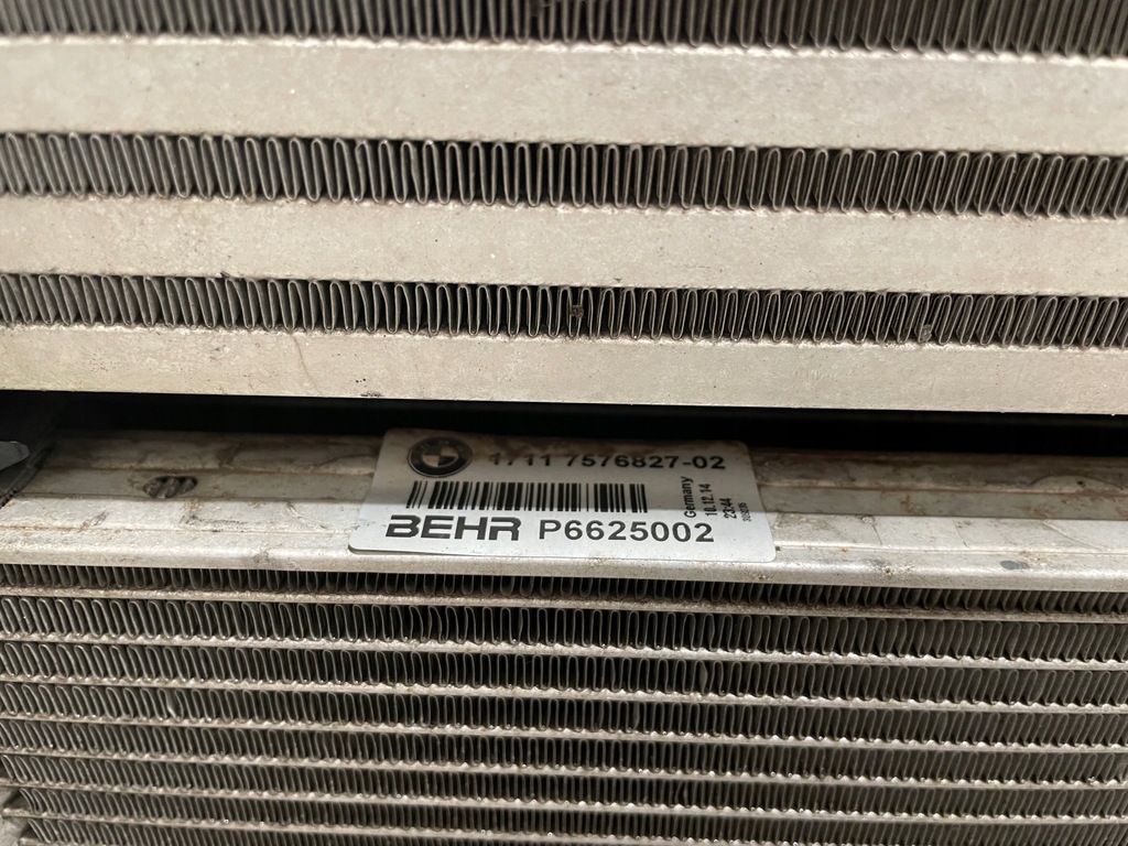 фото №13, Радіатор wody кондиціонера вентилятор комплект bmw f01 f02 4.4 n63