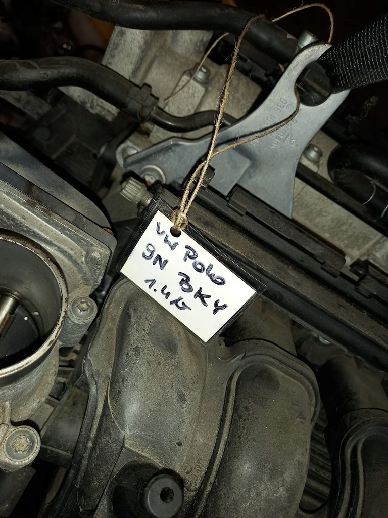 фото №10, Двигатель 1.4 b bky vw polo 9n 2006r