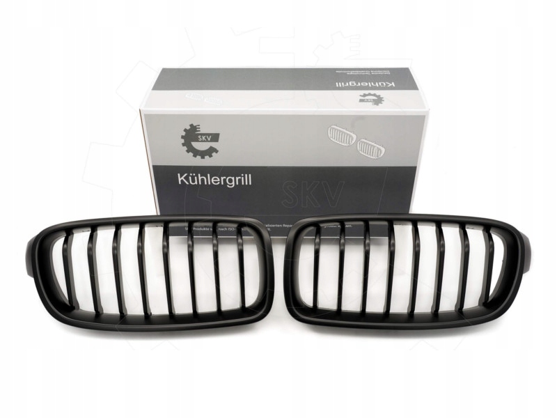 фото №1, Решітка радіатора решітка радіатора решітка радіатора bmw 3 f30 51137255411 чорний mat