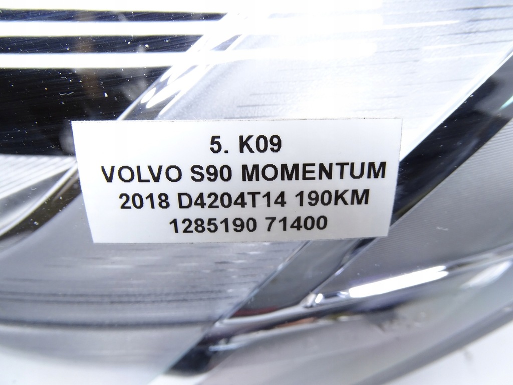 фото №14, Лампа лівий перед ліва передня volvo v90 s90 ii 31468908