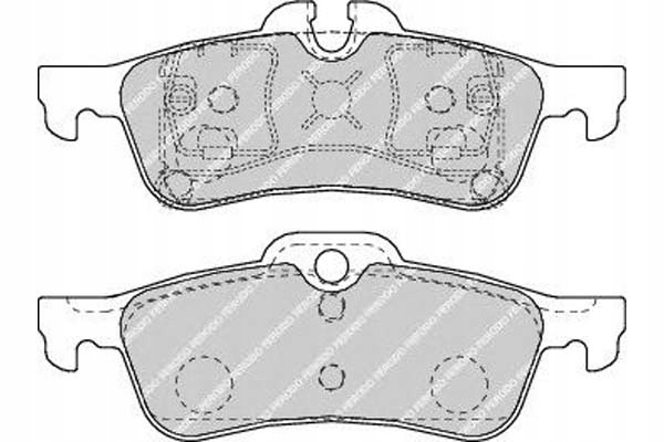 фото №1, Ferodo fdb1676 набор тормозных колодок тормозных, тормоза дисковые