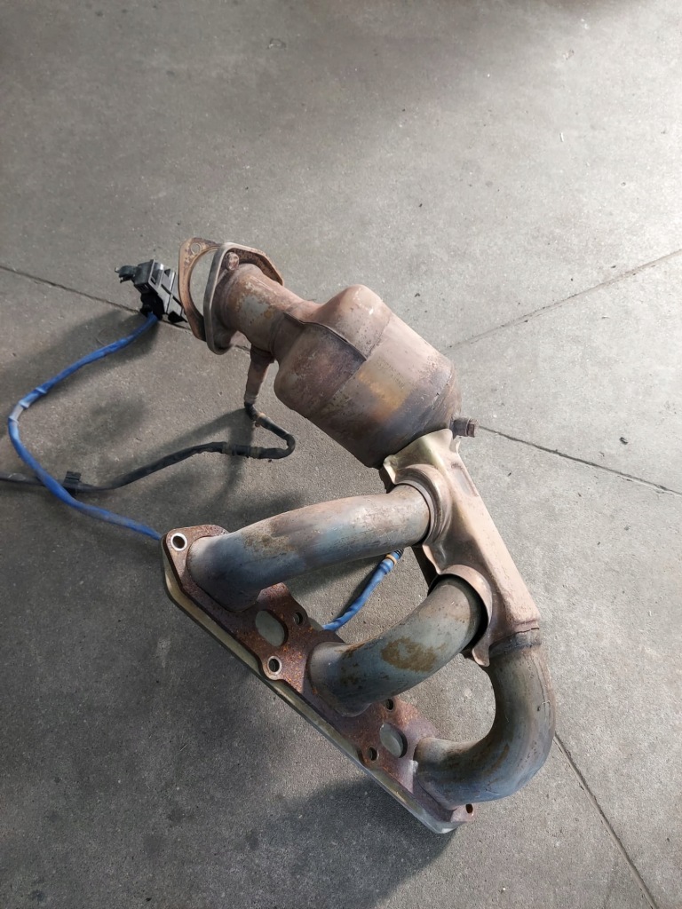 фото №1, Катализатор коллектор porsche boxster 987 правый