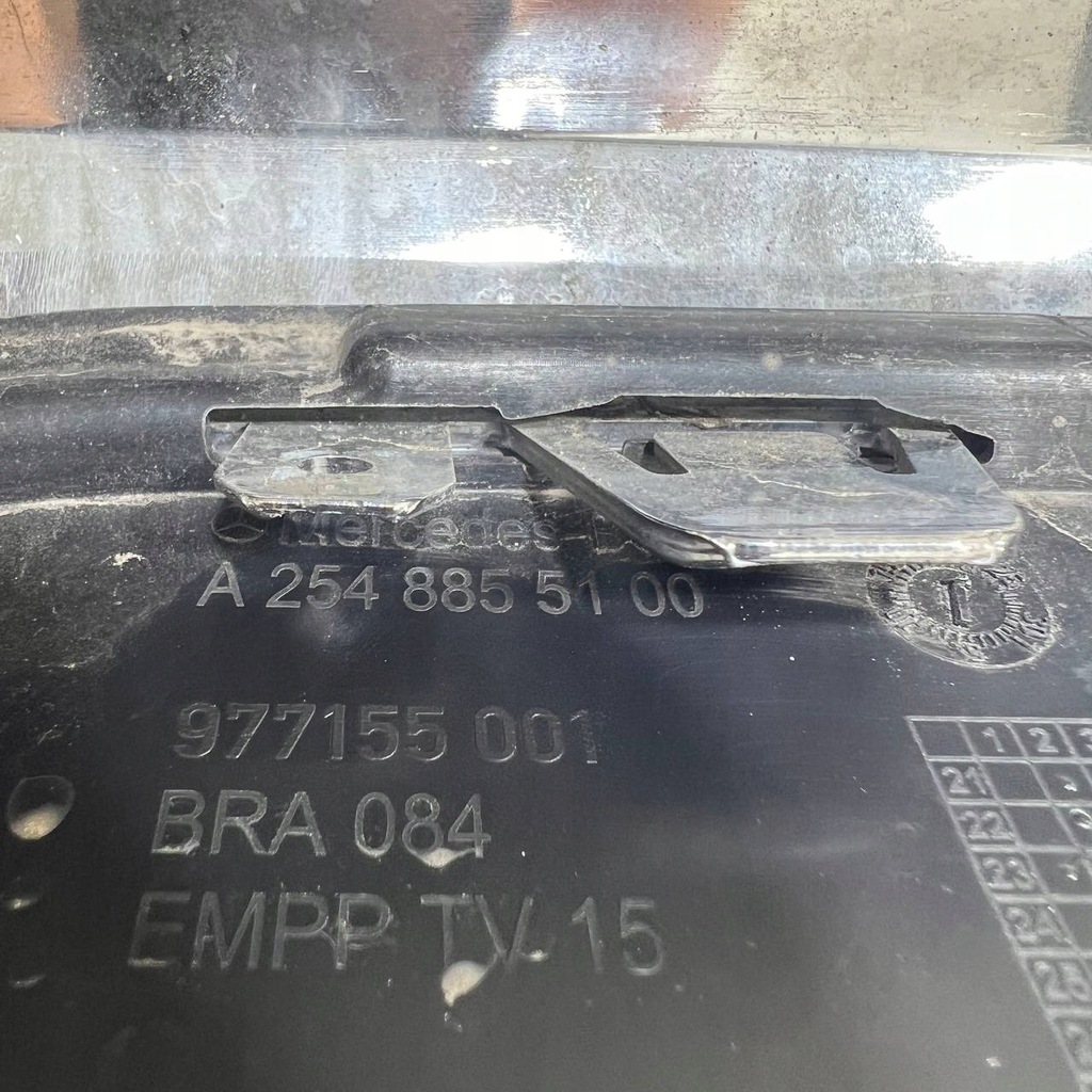 фото №14, Mercedes glc w254 x254 решётка хром спойлер перед a2548855100 2022-