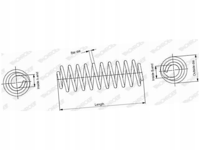фото №2, Пружини перед monroe se2838