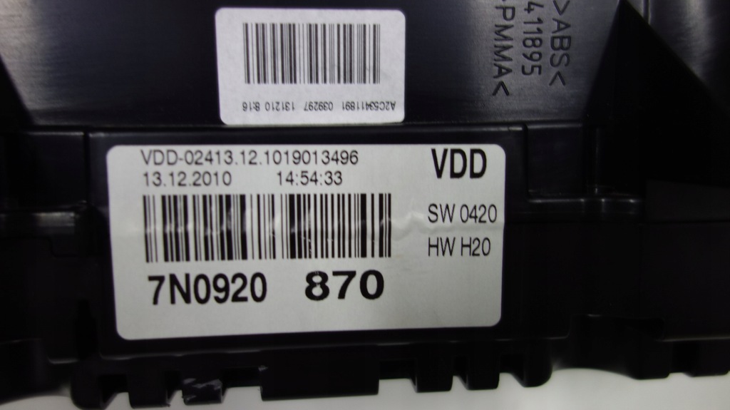 фото №5, Vw sharan лічильник прилади 7n0920870j