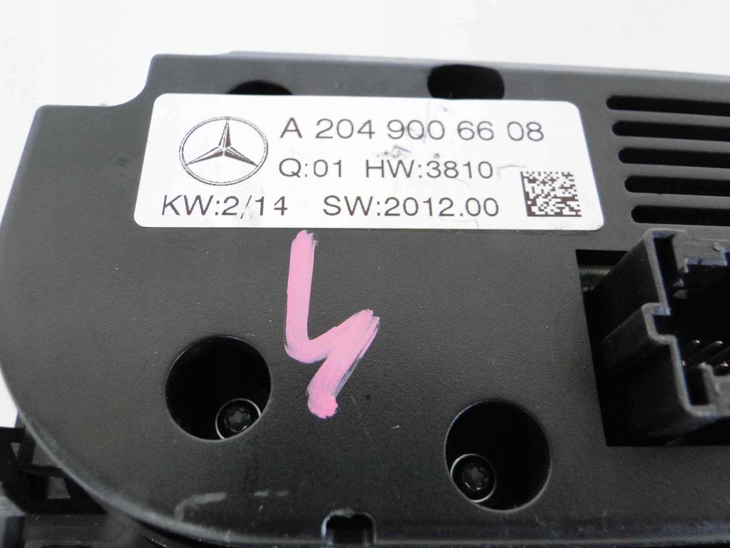 фото №7, Mercedes c klasa w204 204 coupe панель кондиционера